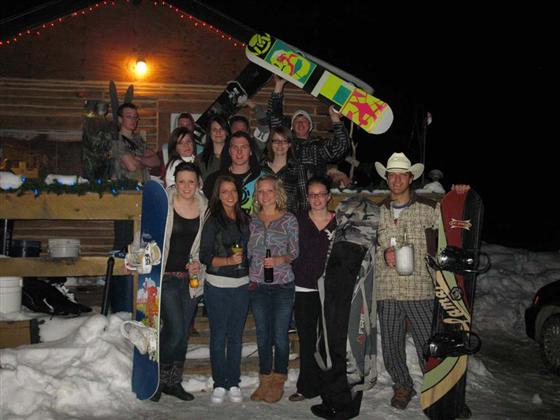 snowboards, fun, cabins, outdoors.