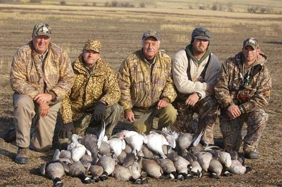 Manitoba goose hunting