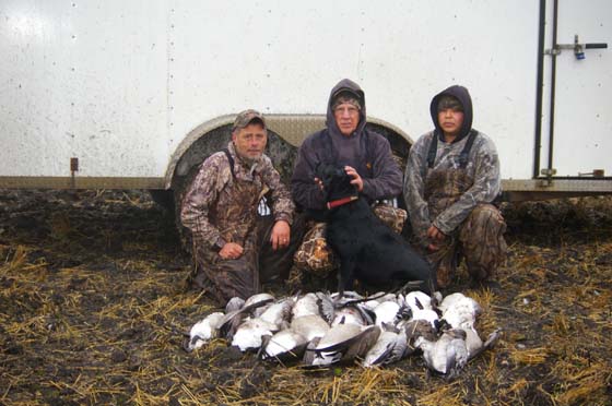 snow goose hunting in manitoba